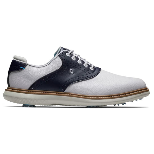 Footjoy Traditions Spiked Golf Shoes 57899 White / Navy 57899 7 