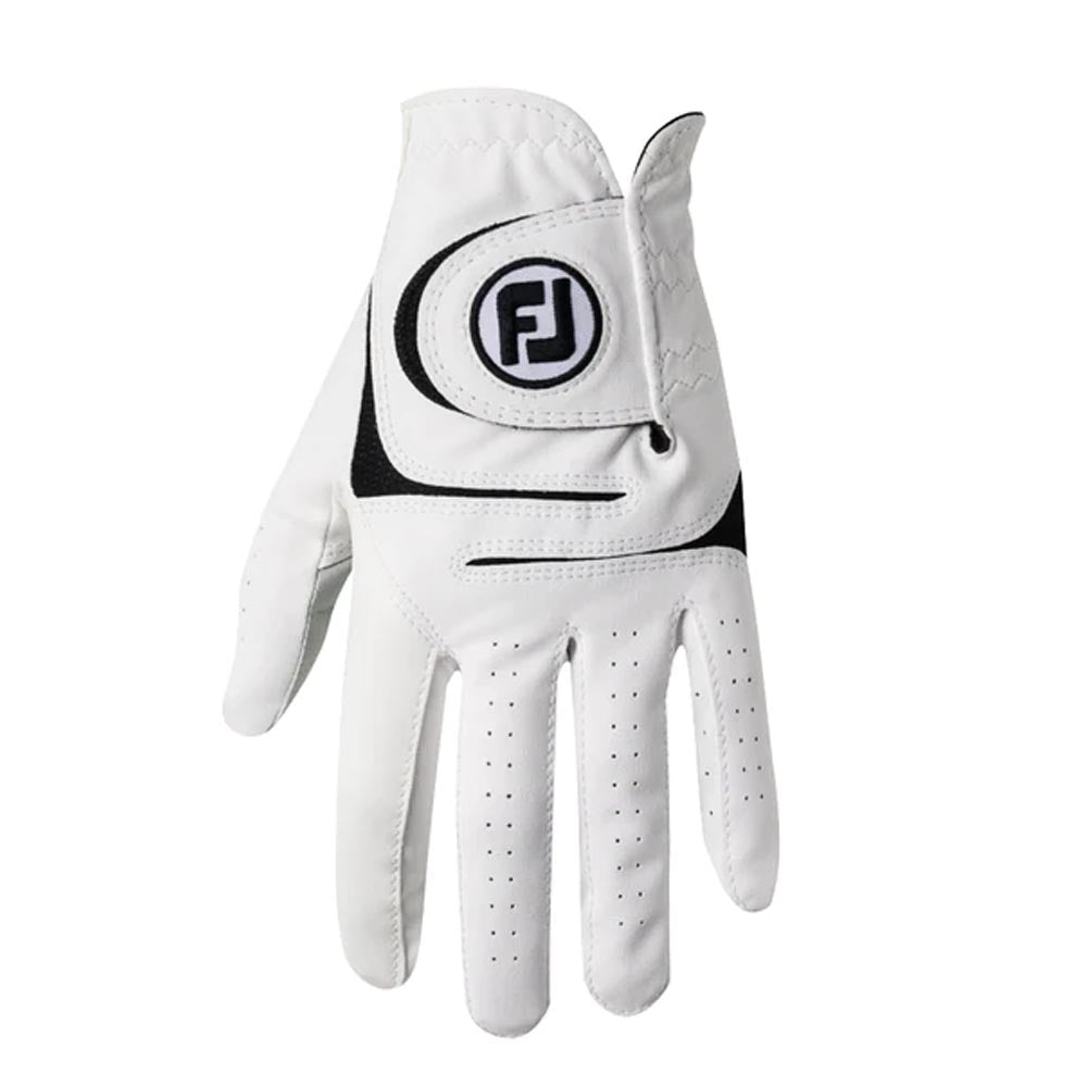 Footjoy WeatherSof All Weather Golf Glove White / Black S Left