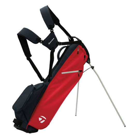 TaylorMade FlexTech Carry Stand Bag - Dark Navy / Red Dark Navy / Red