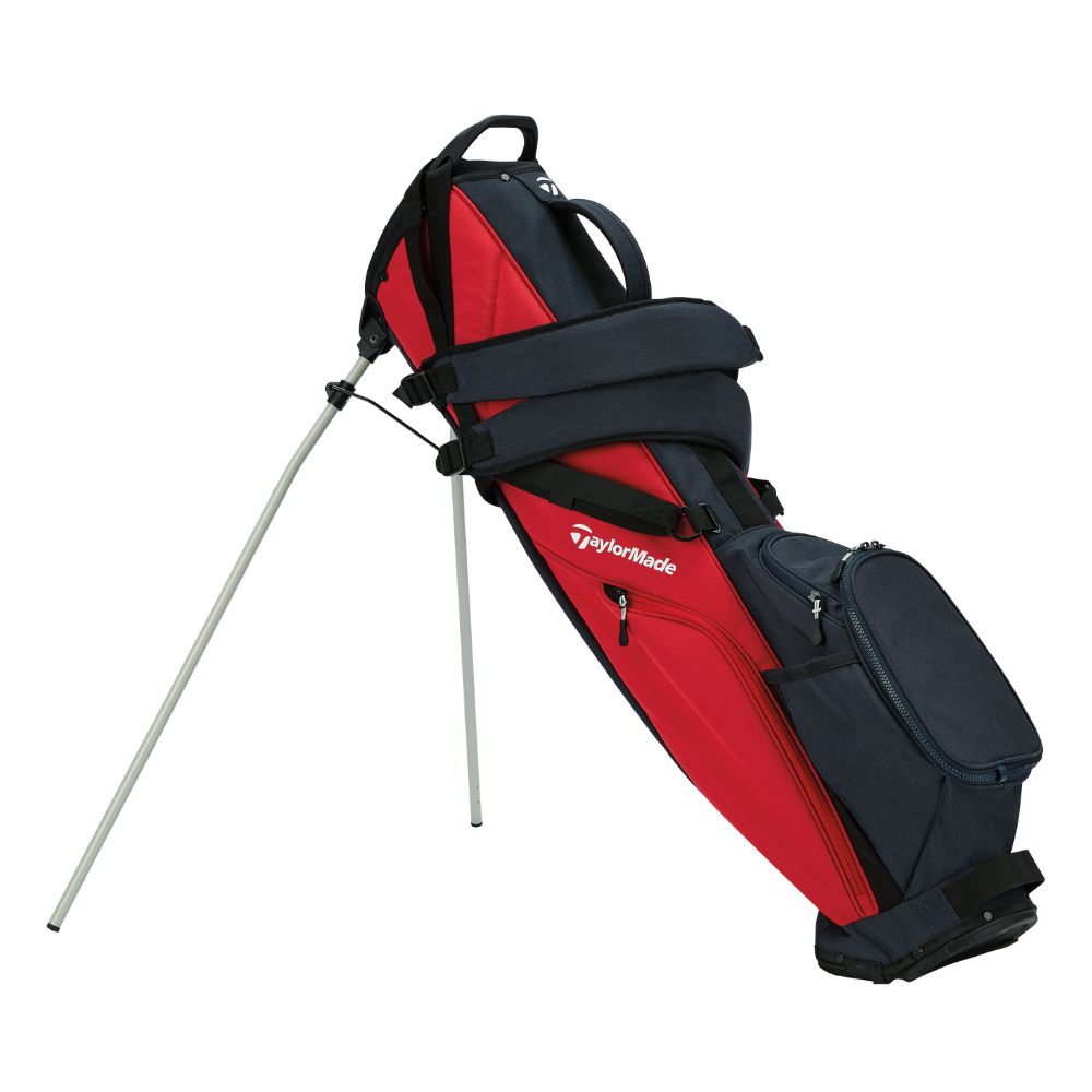 TaylorMade Golf FlexTech Carry Bag 2024 - Dark Navy Red   