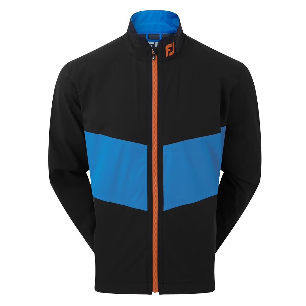 Footjoy HydroLite Waterproof Golf Jacket Black / Saphire / Orange 88801 S 