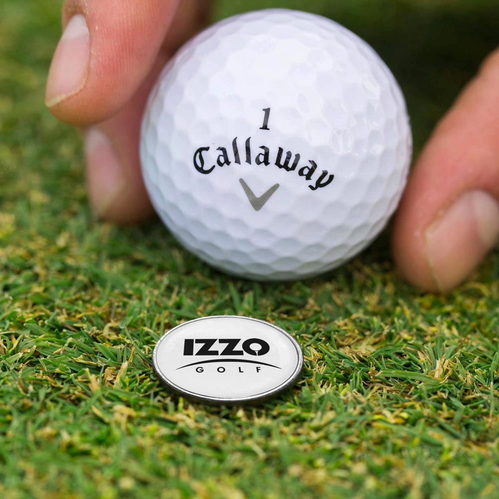 IZZO GOLF METAL DIVOT TOOL PiTCHFORK BLACK