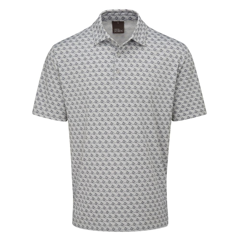 Oscar Jacobson Kotewell Golf Polo Shirt - Lunar Grey Lunar Grey M