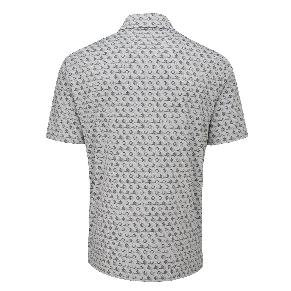 Oscar Jacobson Kotewell Golf Polo Shirt 2024 - Lunar Grey   