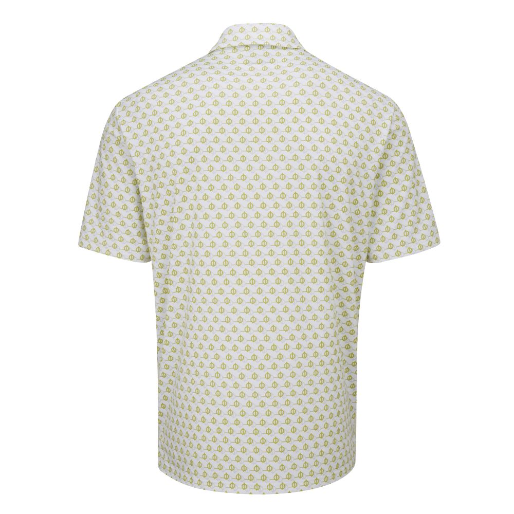 Oscar Jacobson Kotewell Golf Polo Shirt 2024 - White   