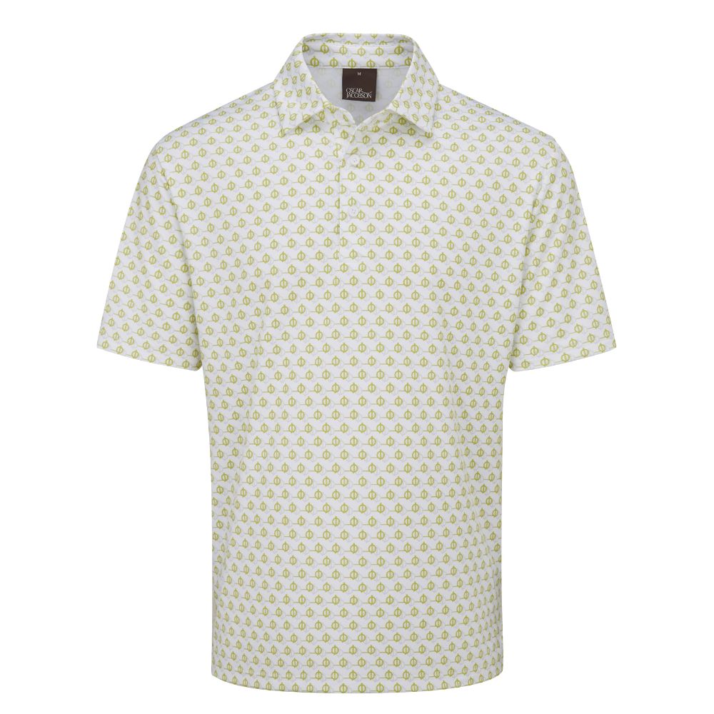Oscar Jacobson Kotewell Golf Polo Shirt 2024 - White White M 