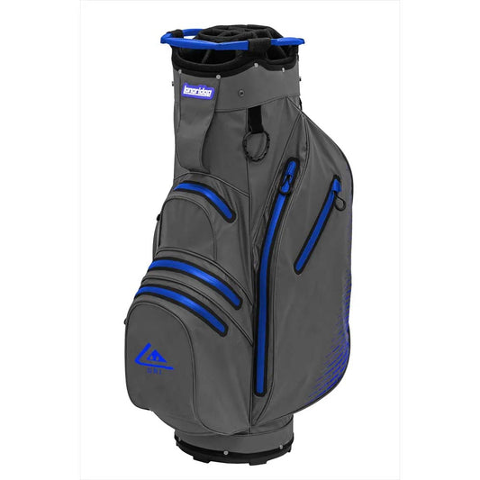 Longridge Aqua 2 Waterproof Golf Cart Bag - Grey / Blue Grey / Blue
