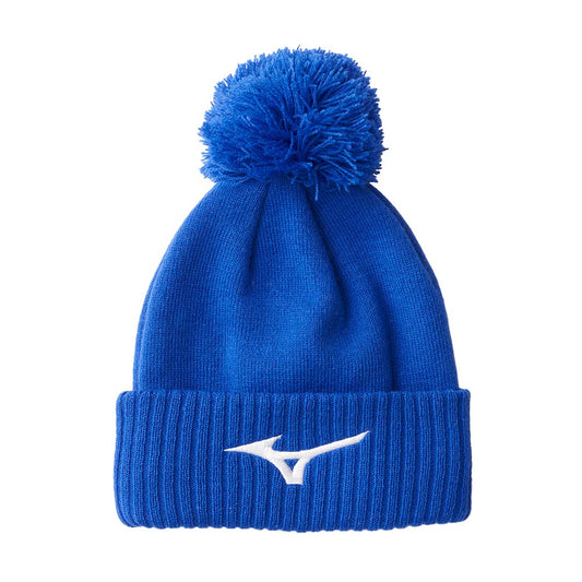 Mizuno Golf Crested Bobble Hat - Blue Blue