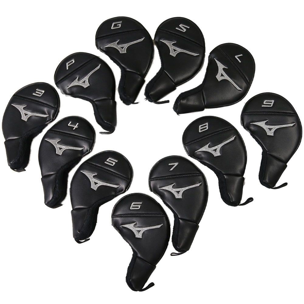 Mizuno Golf Iron Head Covers 11 Piece Set 3-LW Black  
