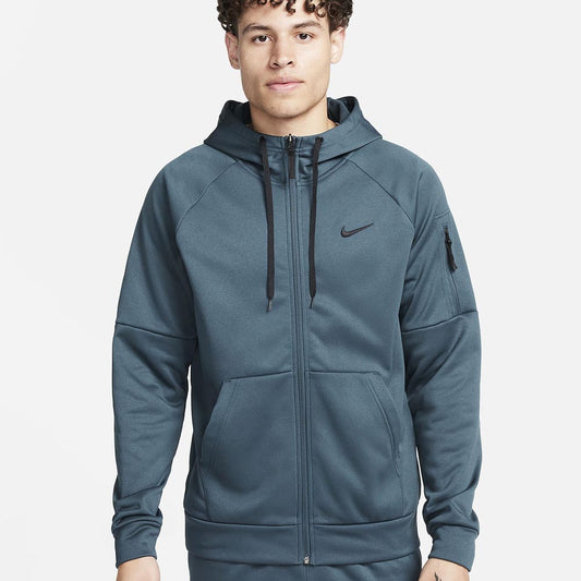 Nike Golf Men's Therma-FIT Full-Zip Hooded Fitness Top DQ4830 Deep Jungle / Deep Jungle / Black 328 M 
