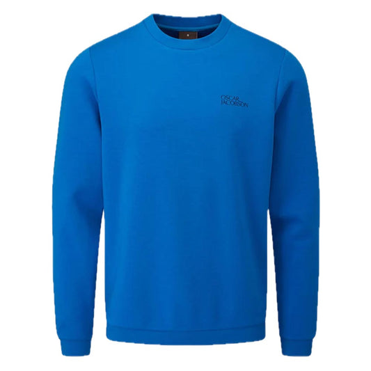 Oscar Jacobson Johnstone Tour Mens Pullover Golf Top - Cobalt Cobalt Blue M