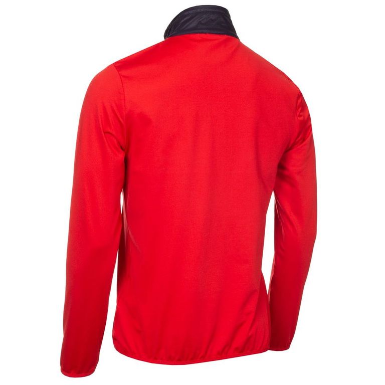 Calvin Klein Golf Rangewood 1/2 Zip Hybrid Pullover Top CKMS24890 Red   