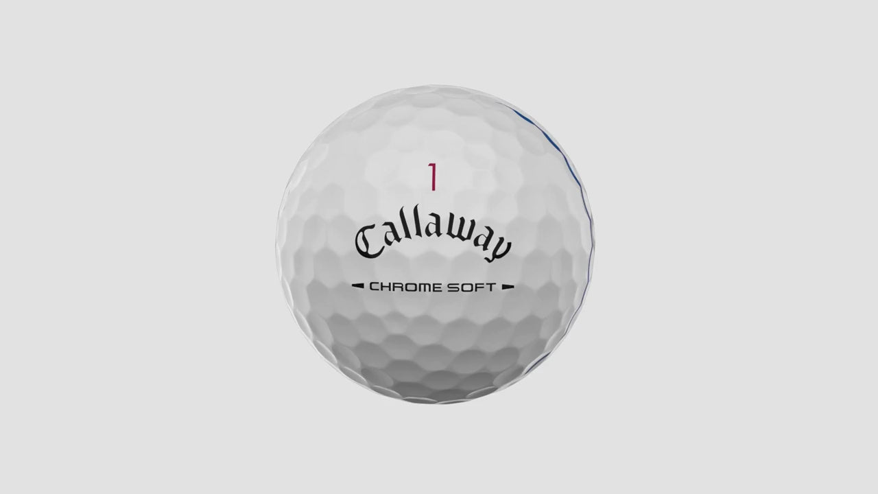 Callaway Chrome Soft Triple Track Golf Balls 2026 - White