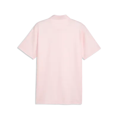 PUMA MATTR Scallop Men's Golf Polo Shirt 2026 - Rose Blossom / White Glow