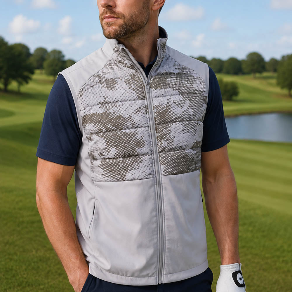 Reflo Dochart Golf Gilet - Vapor Khaki