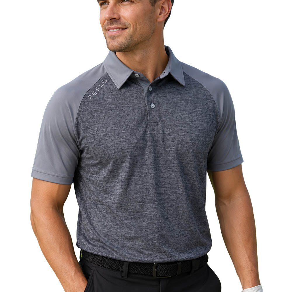 Reflo Tummel Short Sleeve Golf Polo Shirt - Tech Grey Tech Grey S