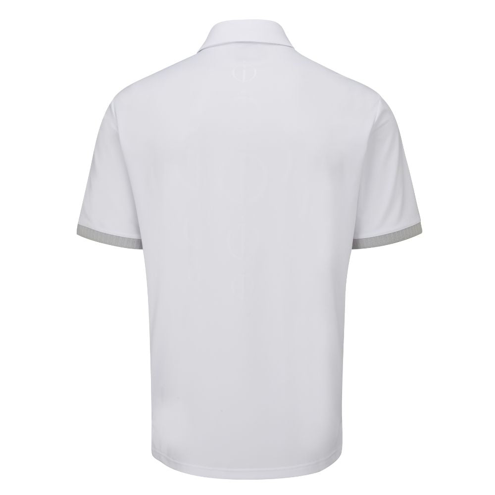 Oscar Jacobson Riviera Tour Golf Polo Shirt 2024 - White   
