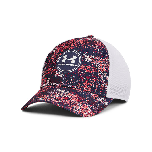 Under Armour Iso-Chill Driver Mesh Cap 1369804 Midnight Navy/Midnight Navy/White 411 M/L 