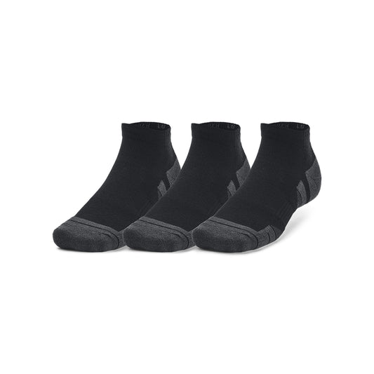 Under Armour Performance Tech Low 3 Pack Golf Socks 1379504 Black/Black/Jet Grey 001 Large 