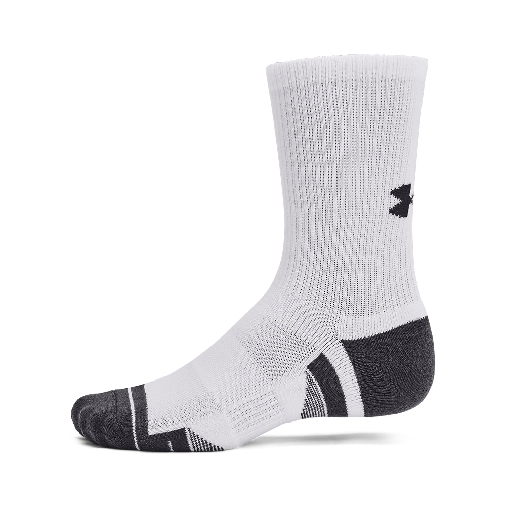 Under Armour Performance Tech Crew Socks 3 Pack 1379512-100   