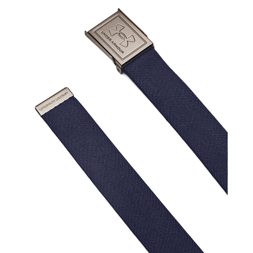 Under Armour Golf Stretch Webbing Belt 1383935-410 Midnight Navy 410  