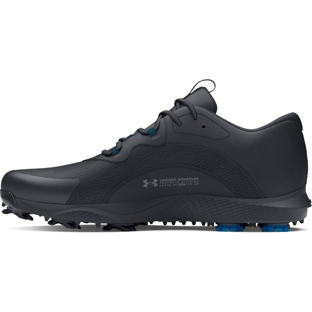 Under Armour Charge Draw 2 Wide Mens Spiked Golf Shoes 3026401-003   