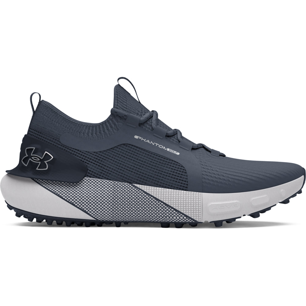 Under Armour Phantom Spikeless Golf Shoes 3027485-102 Downpour Grey / Midnight Navy / Metallic Silver 102 7 