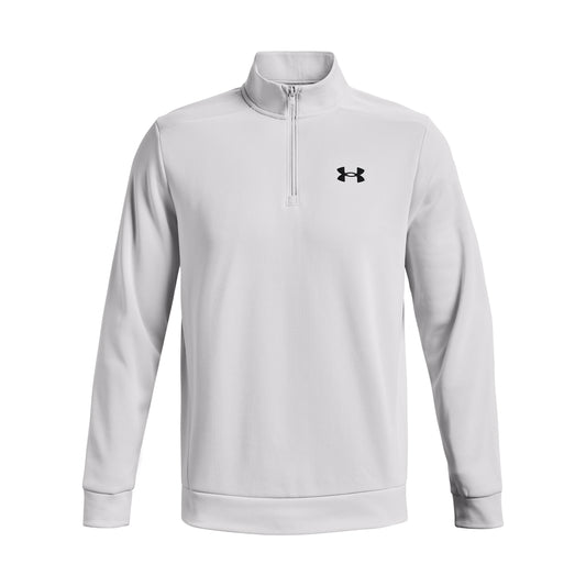 Under Armour Fleece 1/4 Zip Golf Top 1373358-014 Halo Grey/Black 014 M 