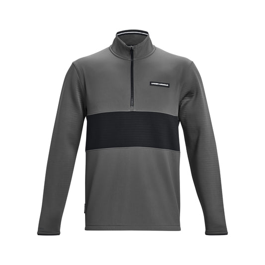 Under Armour Golf Storm Daytona 1/2 Zip Pullover Windtop 1379723 Castlerock/White 025 M 