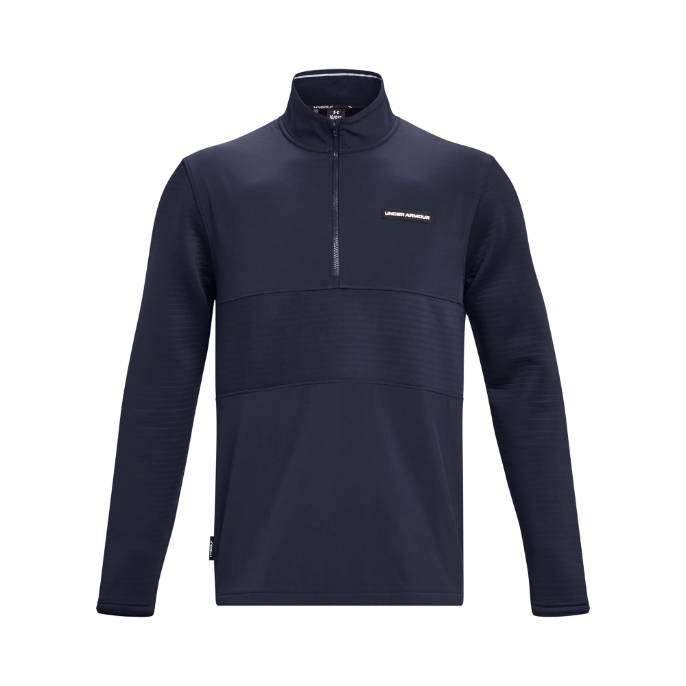 Under Armour Golf Storm Daytona 1/2 Zip Pullover Windtop 1379723 Castlerock/White 025 M 