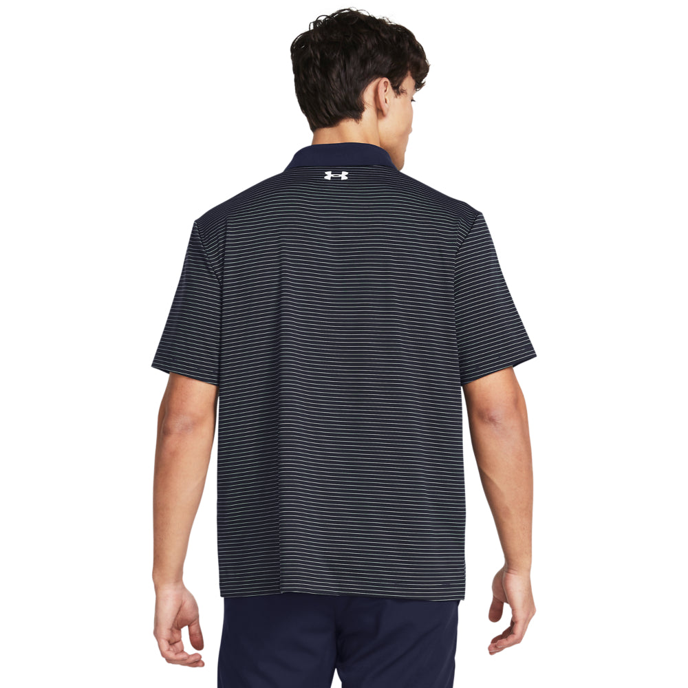 Under Armour Performance 3.0 Stripe Golf Polo Shirt 1377376-415   