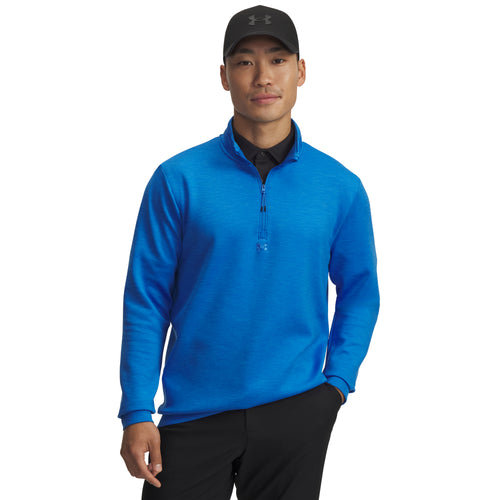 Under Armour Drive Midlayer Mens Golf Pullover 2025 - 1387124-402 Blue Atlantis / Blue Atlantis 402 M