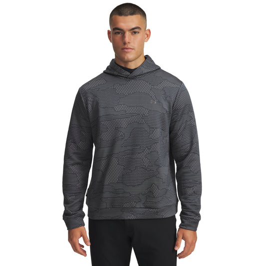 Under Armour Drive Jacquard Mens Golf Hoodie 2025 - 6003724-025 Castlerock / Steel / Castlerock 025 M
