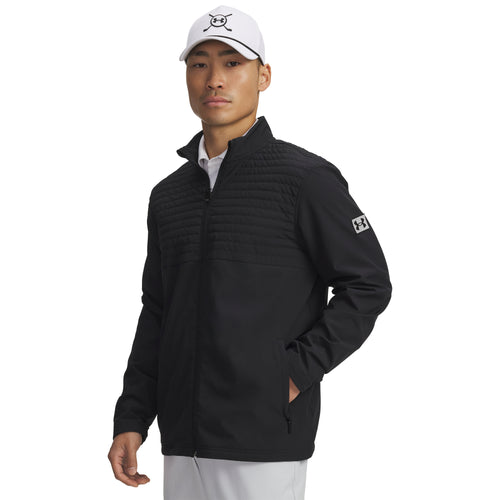 Under Armour Drive Pro Full Zip Mens Golf Jacket 2025 - 6005669-001 Black / Black 001 M