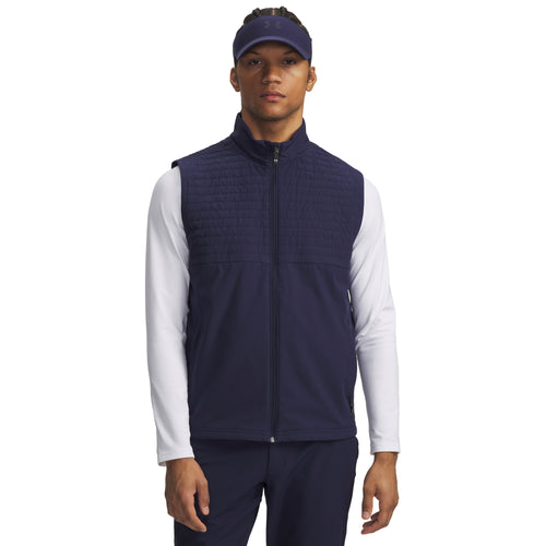 Under Armour Drive Pro Mens Golf Vest 2025 - 6005670-410 Midnight Navy / Black 410 M