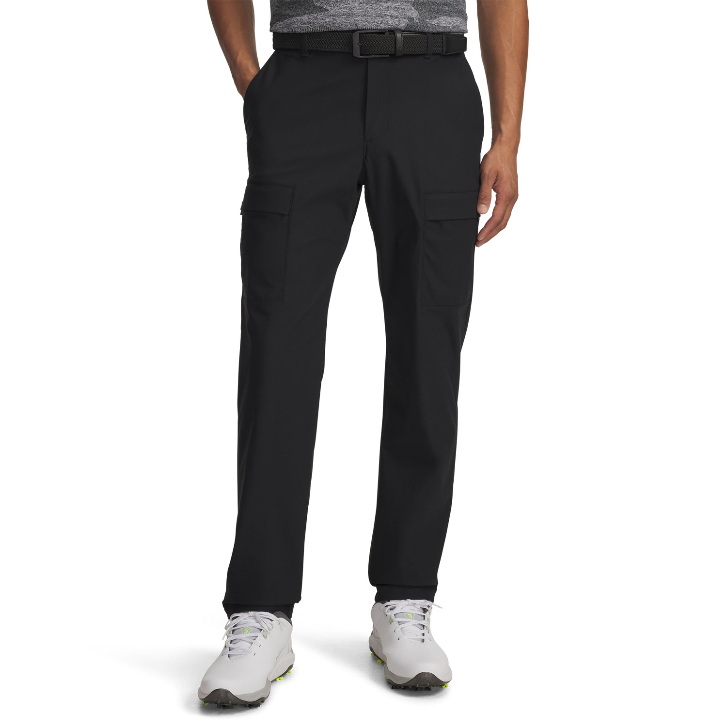 Under Armour Drive Mens Golf Cargo Pants 2025 - 6006032-001 Black / Halo Grey 001 W32 L30