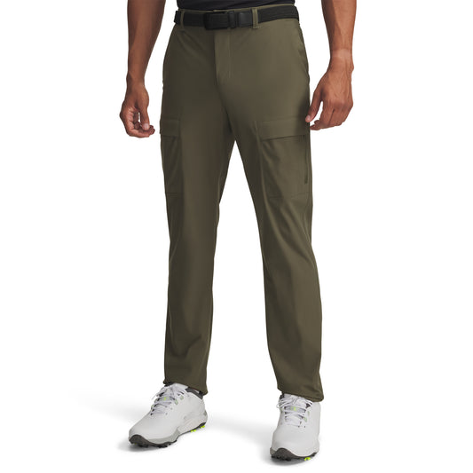 Under Armour Drive Mens Golf Cargo Pants 2025 - 6006032-390 Marine OD Green / Halo Grey 390 W30 L32
