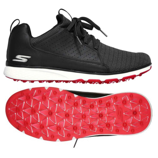 Skechers Go Golf Mojo Spikeless Golf Shoes - Black Black/Red 7.5 