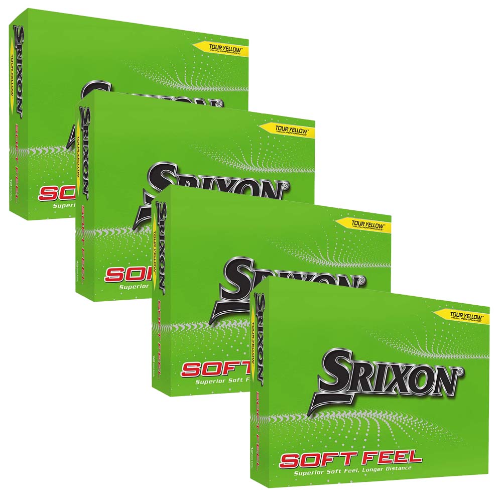 Srixon Soft Feel Golf Balls - 4 For 3 Offer Tour Yellow  