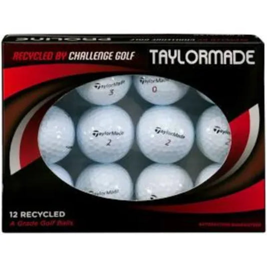 TaylorMade TP5X Rewashed Golf Balls - White White