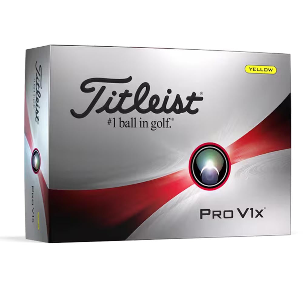 Titleist Pro V1x Golf Balls 2023 Yellow  
