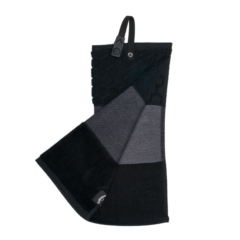 Callaway Golf Tri Fold Towel 2024 - Black   