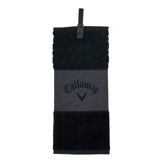 Callaway Golf Tri Fold Towel 2024 - Black Black  