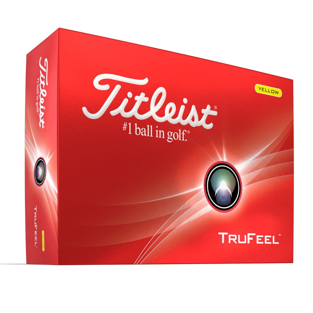 Titleist Trufeel Golf Balls 2024 - Yellow Yellow  