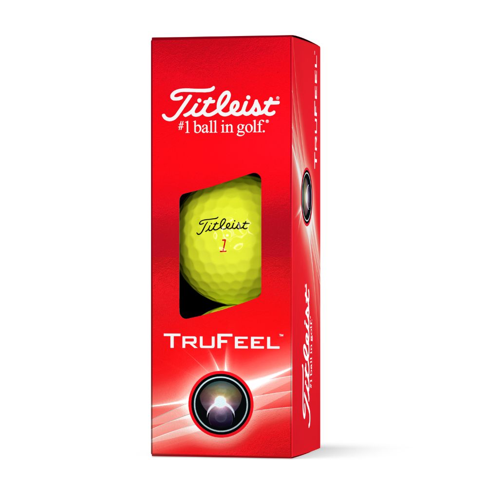 Titleist Trufeel Golf Balls 2024 - Yellow   