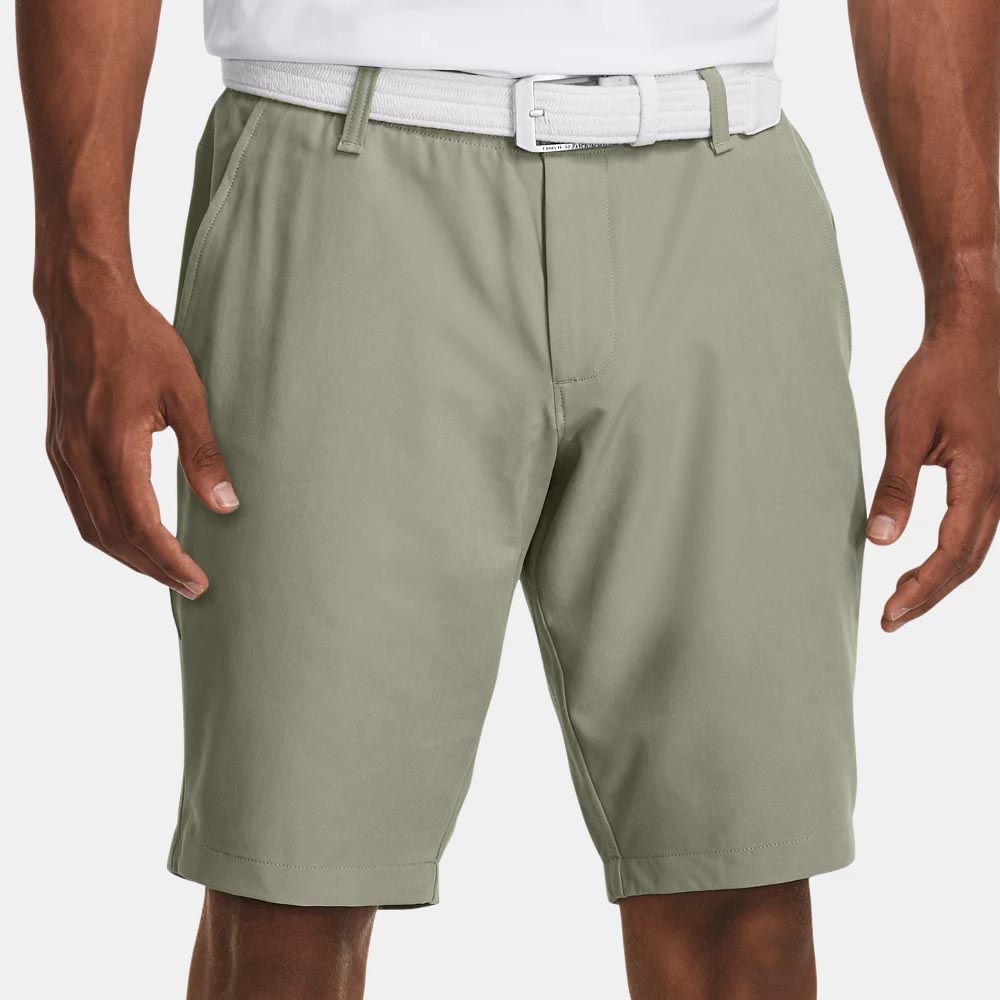 Under Armour Drive Taper Golf Shorts 1370086 Groove Green/Halo Grey 504 W32 