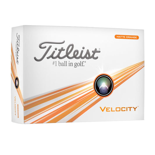 Titleist Velocity Golf Balls - Orange Orange