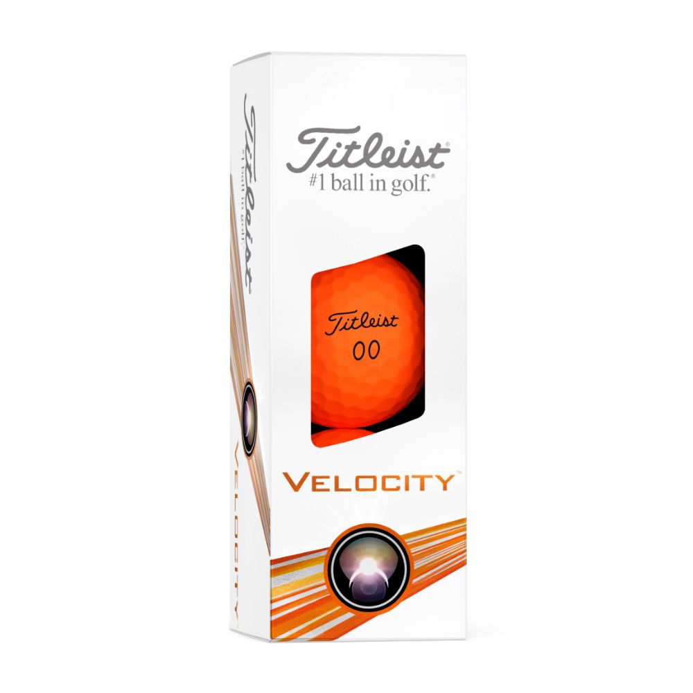 Titleist Velocity Golf Balls - Orange