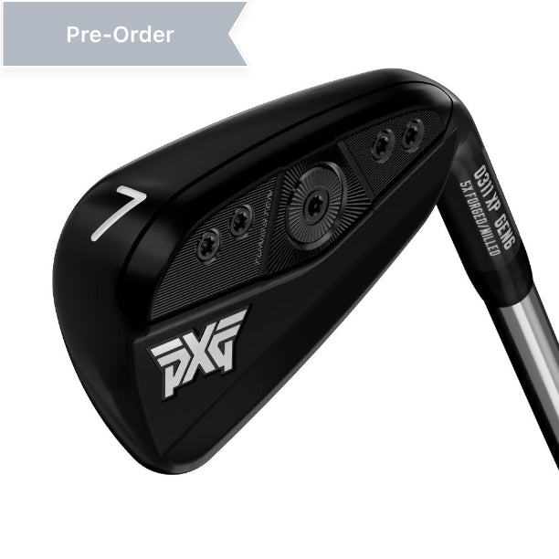 PXG Golf 0311 XP GEN6 Double Black Steel Irons 5-PW Regular Flex True Temper Elevate MP 95 Right Hand