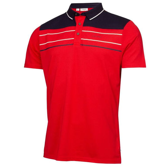 Calvin Klein Golf Eagle Polo Shirt CKMS24898 Red Red M 